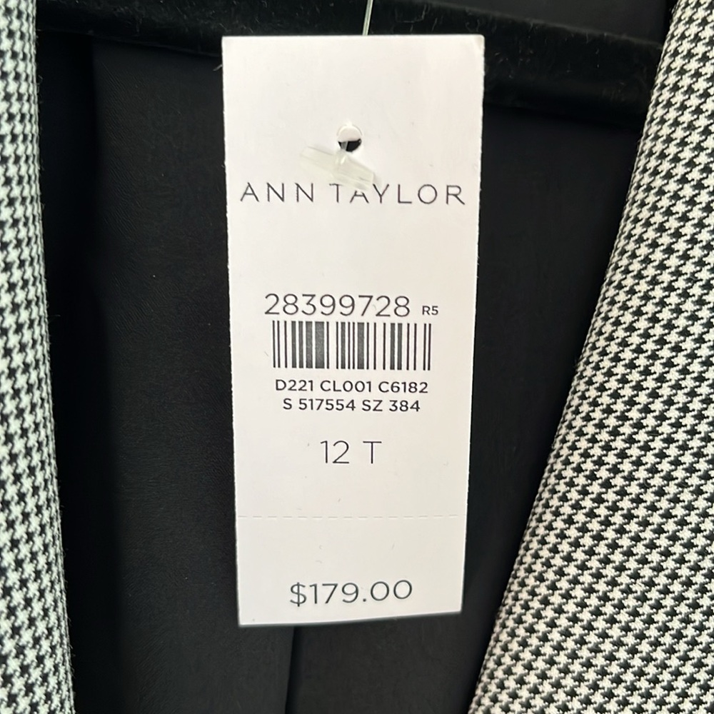 Women’s Ann Taylor Houndstooth Jacket - Picture 7 of 7